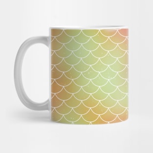 Mermaid scale pattern Mug